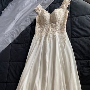 Long wedding dress